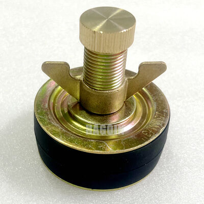 Quality Centre locking drain test plug (drain test bung) with brass wing nut and  rubber sleeve. Mechanical expansion design for temporary sealing, water & air pressure testing of drainage, sewer and plumbi factory